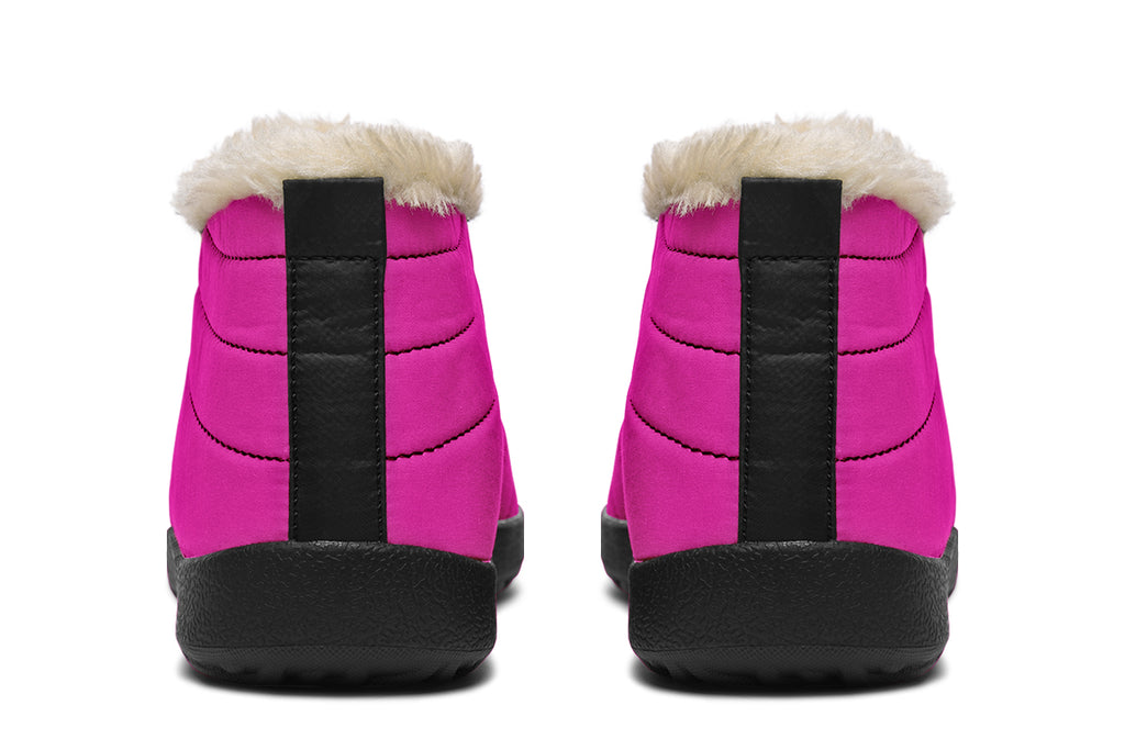 Pretty In Pink Winter Shoes - Offbeat Sweetie