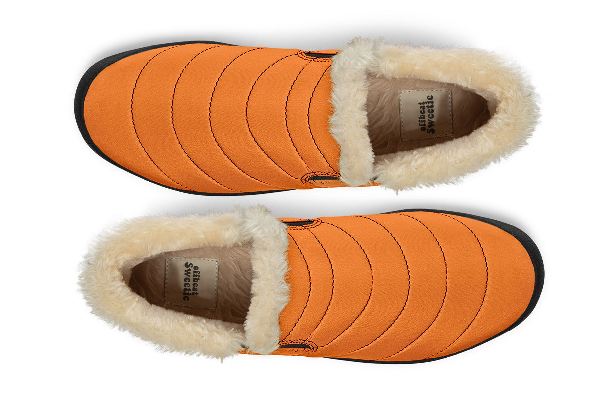 Pumpkin Pop Winter Shoes - Offbeat Sweetie