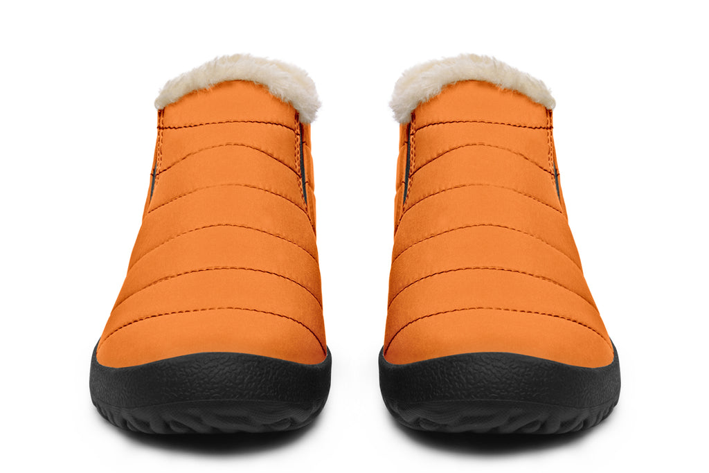 Pumpkin Pop Winter Shoes - Offbeat Sweetie