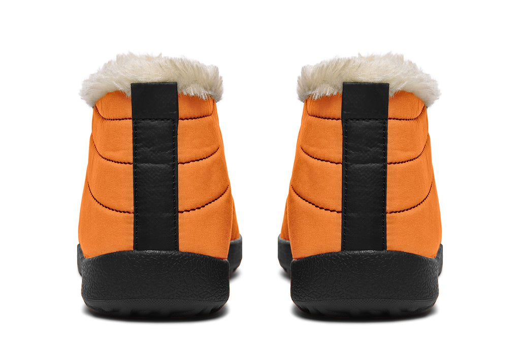 Pumpkin Pop Winter Shoes - Offbeat Sweetie