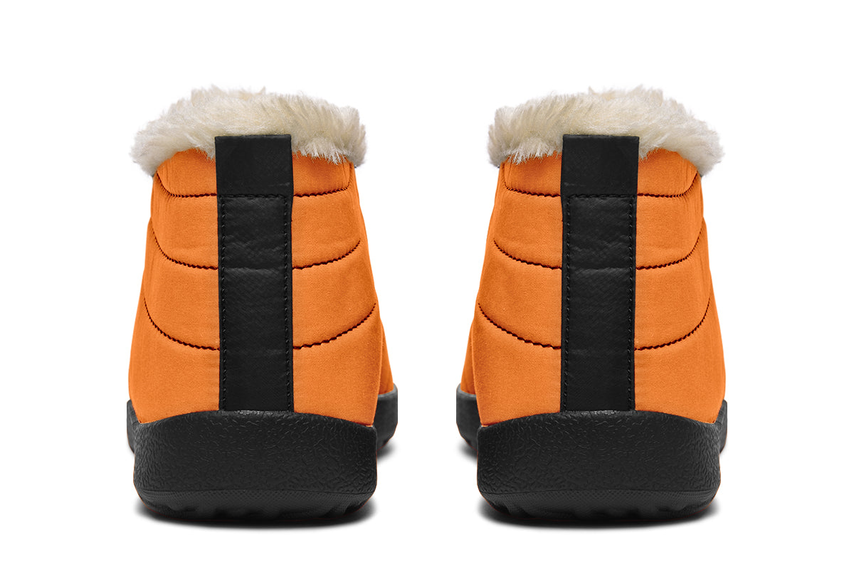 Pumpkin Pop Winter Shoes - Offbeat Sweetie