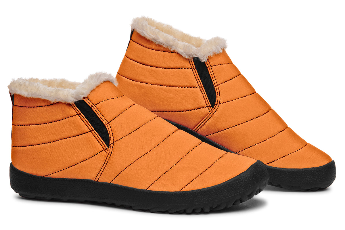 Pumpkin Pop Winter Shoes - Offbeat Sweetie