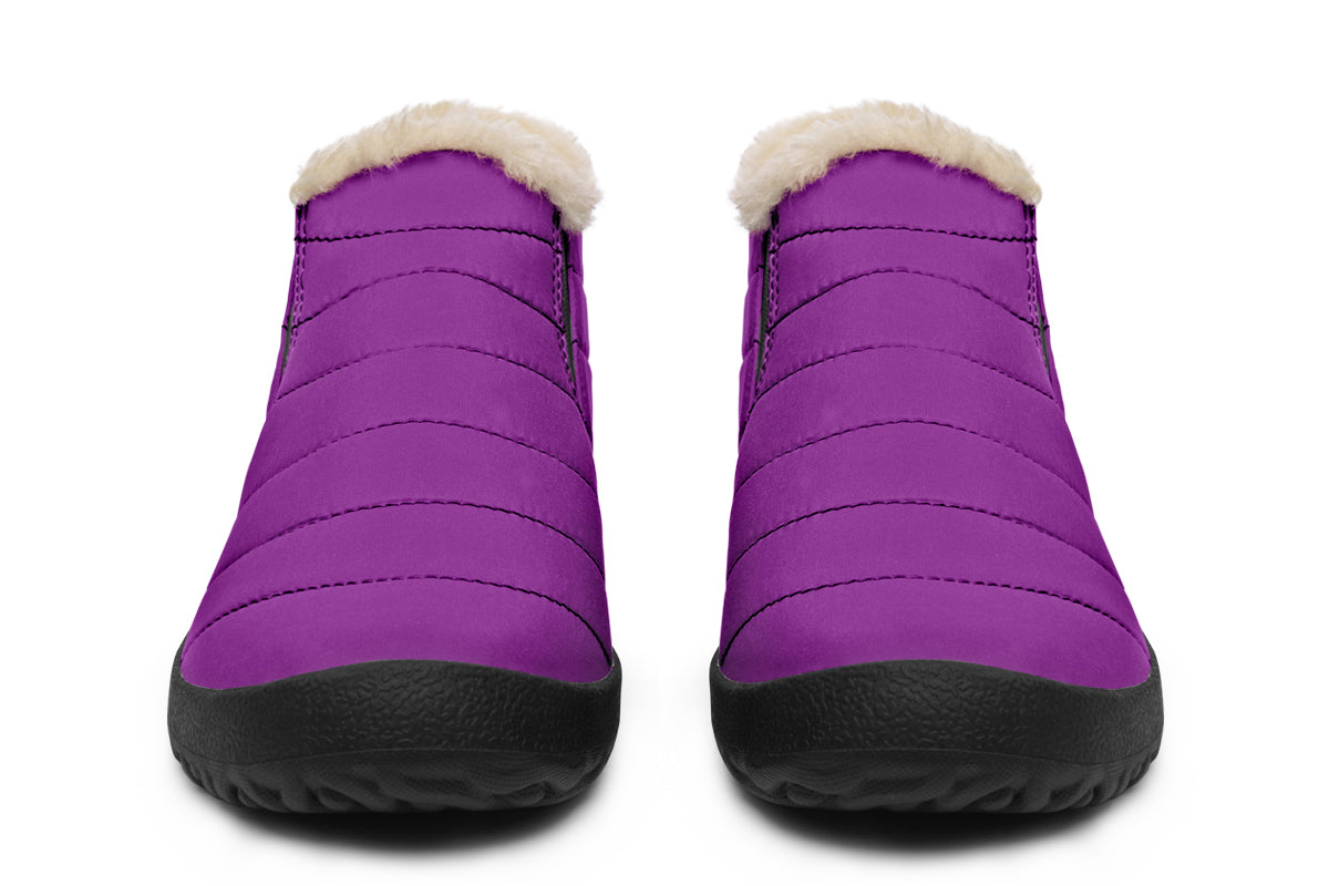 Purple Reign Winter Shoes - Offbeat Sweetie