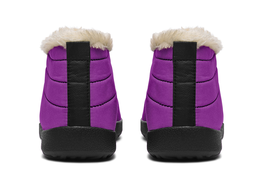 Purple Reign Winter Shoes - Offbeat Sweetie