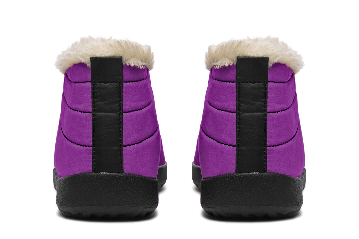 Purple Reign Winter Shoes - Offbeat Sweetie