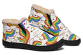 Rainbow Dreams Winter Shoes - Offbeat Sweetie