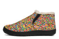 Rainbow Sprinkles Winter Shoes - Offbeat Sweetie