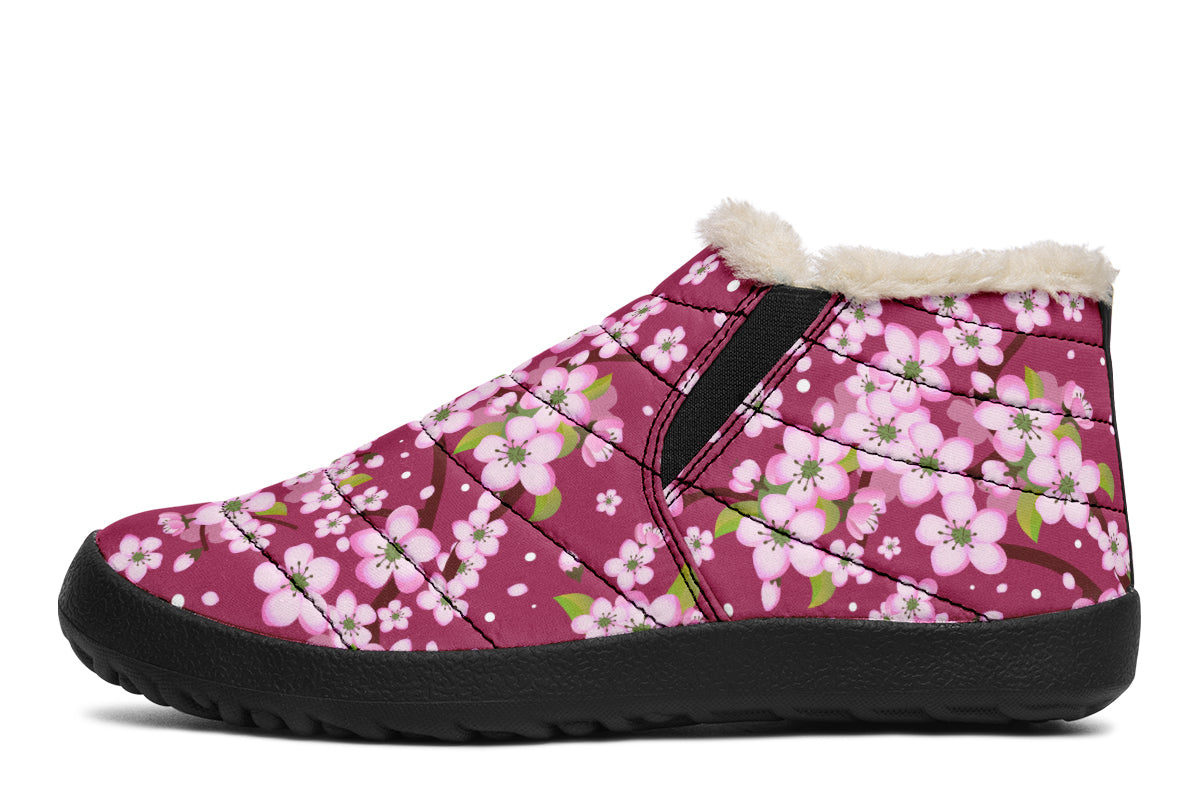 Sakura Winter Shoes - Offbeat Sweetie
