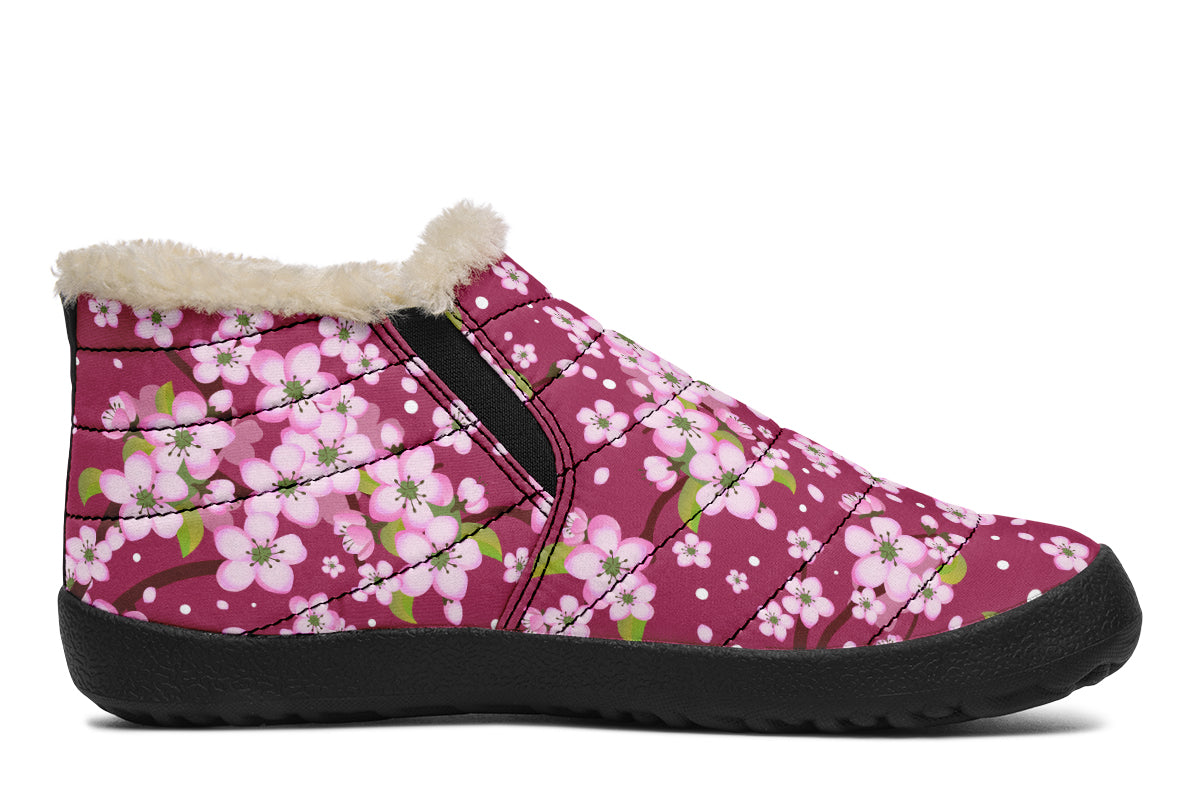 Sakura Winter Shoes - Offbeat Sweetie