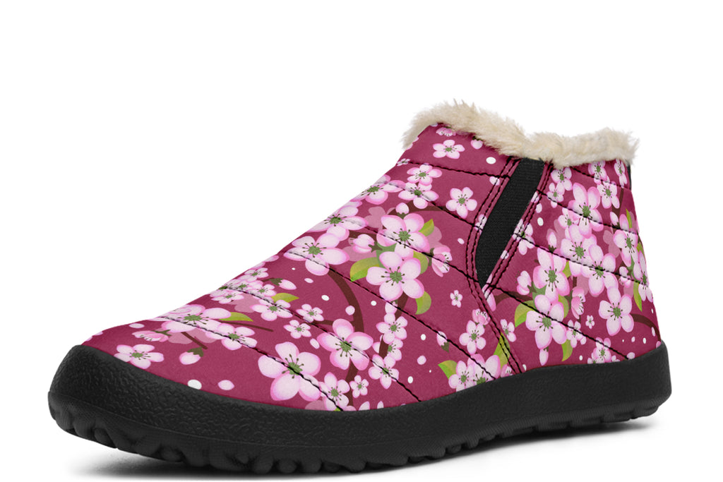 Sakura Winter Shoes - Offbeat Sweetie