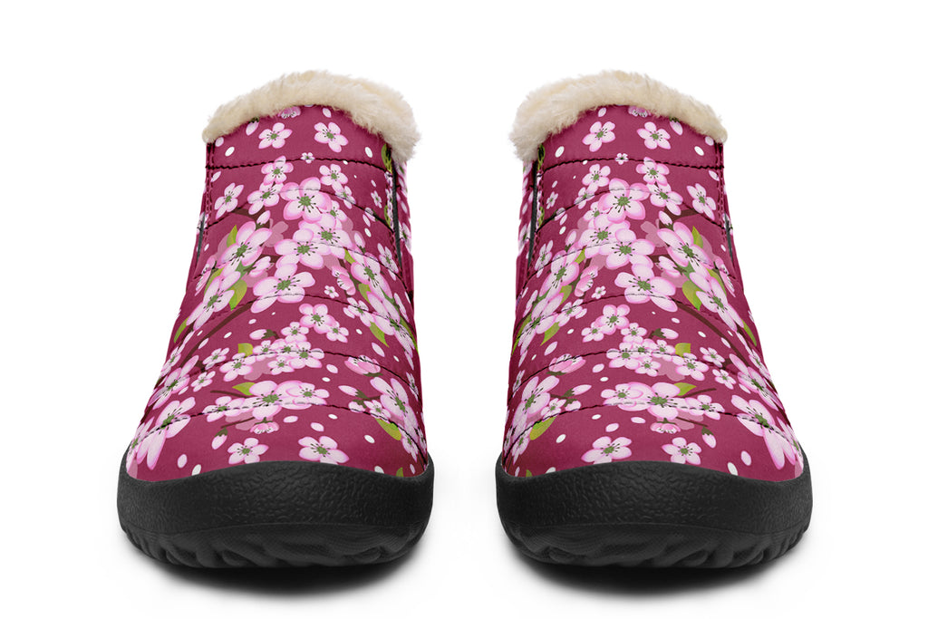 Sakura Winter Shoes - Offbeat Sweetie