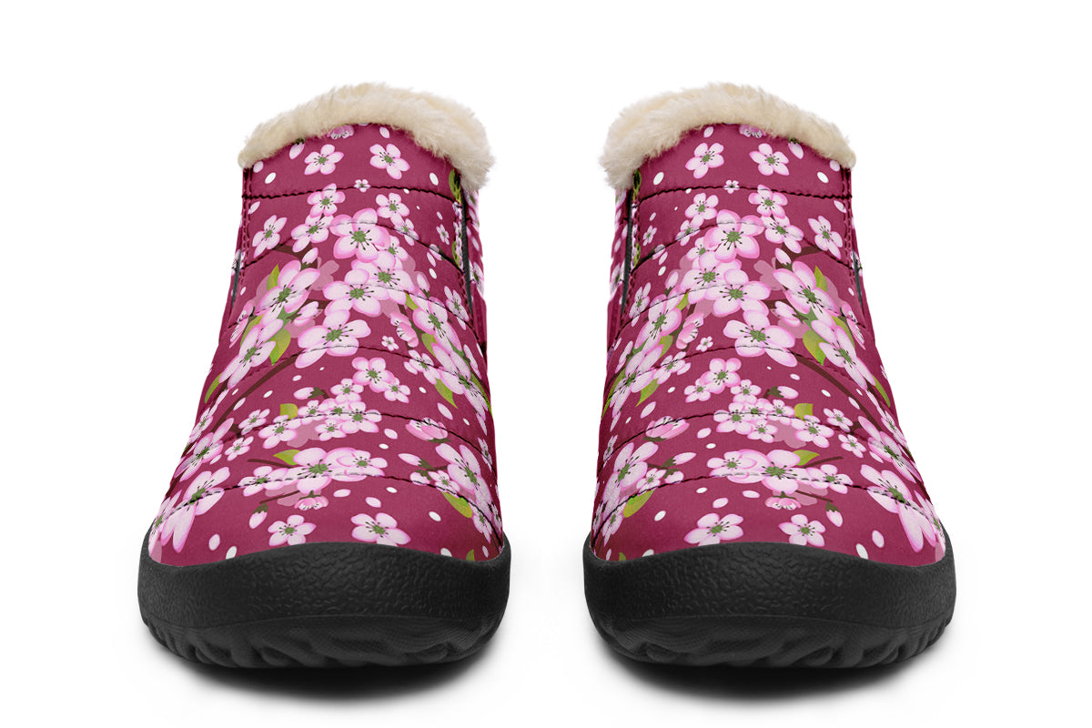 Sakura Winter Shoes - Offbeat Sweetie