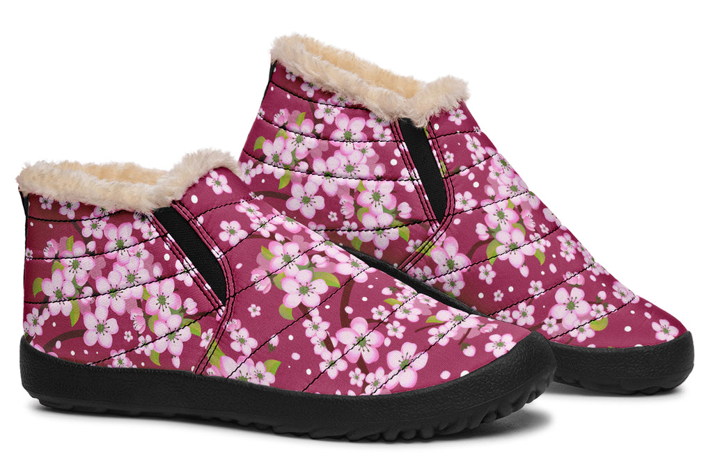 Sakura Winter Shoes - Offbeat Sweetie