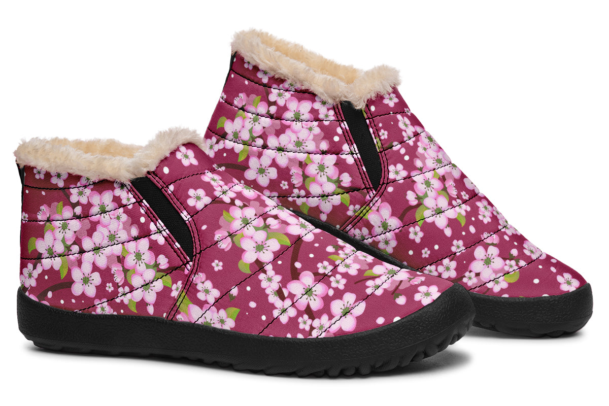 Sakura Winter Shoes - Offbeat Sweetie