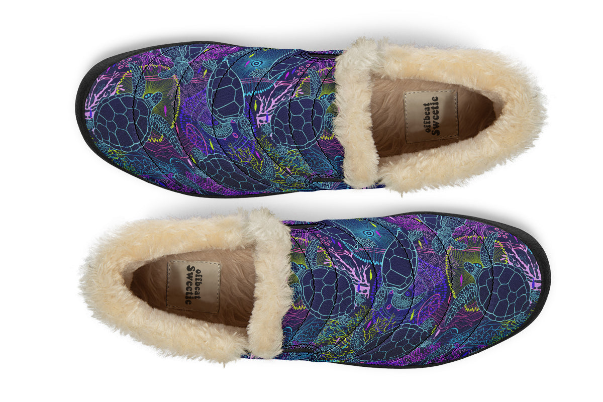 Sea Turtles Winter Shoes - Offbeat Sweetie