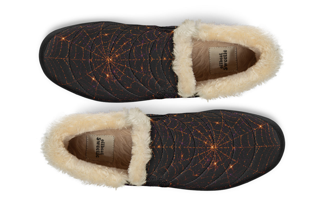 Spiderweb Winter Shoes - Offbeat Sweetie