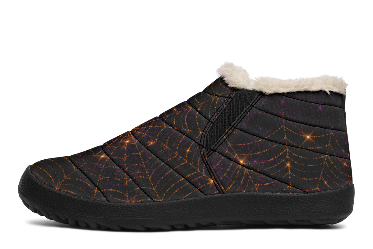 Spiderweb Winter Shoes - Offbeat Sweetie