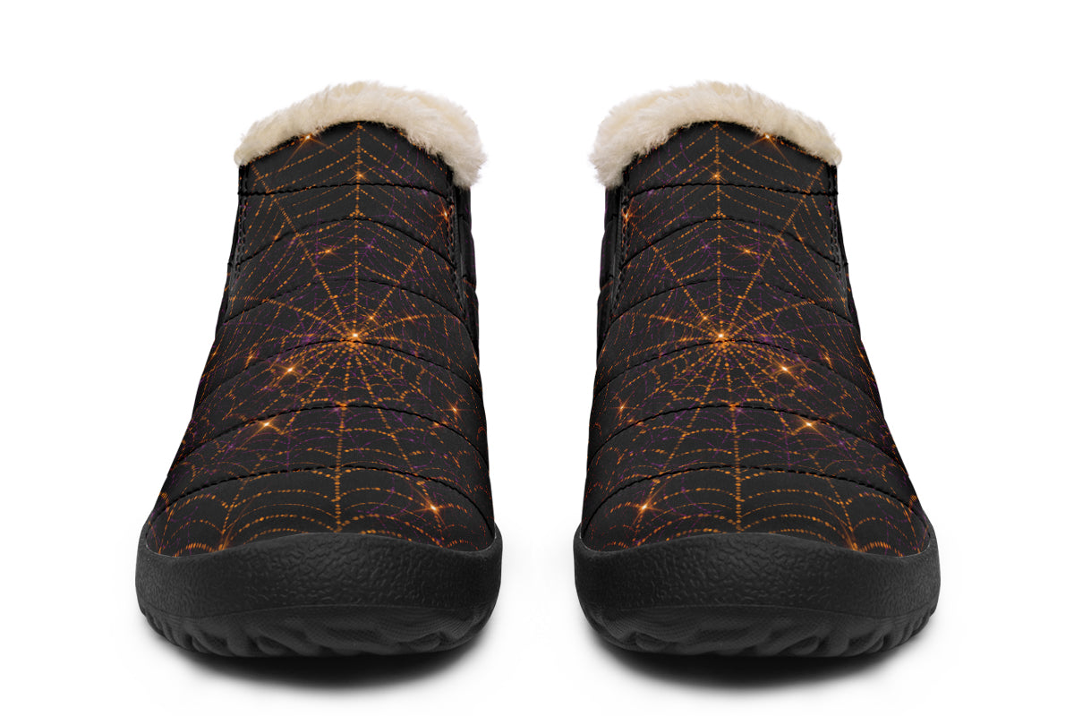 Spiderweb Winter Shoes - Offbeat Sweetie