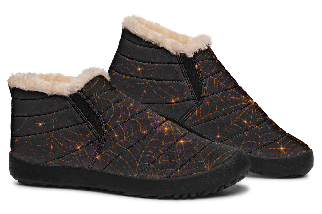 Spiderweb Winter Shoes - Offbeat Sweetie