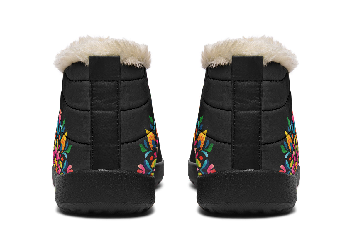 Sugar Skull Winter Shoes - Offbeat Sweetie