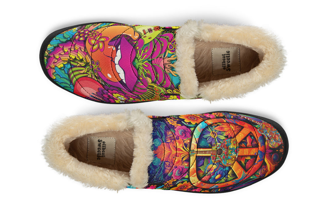 Summer Of Love Winter Shoes - Offbeat Sweetie