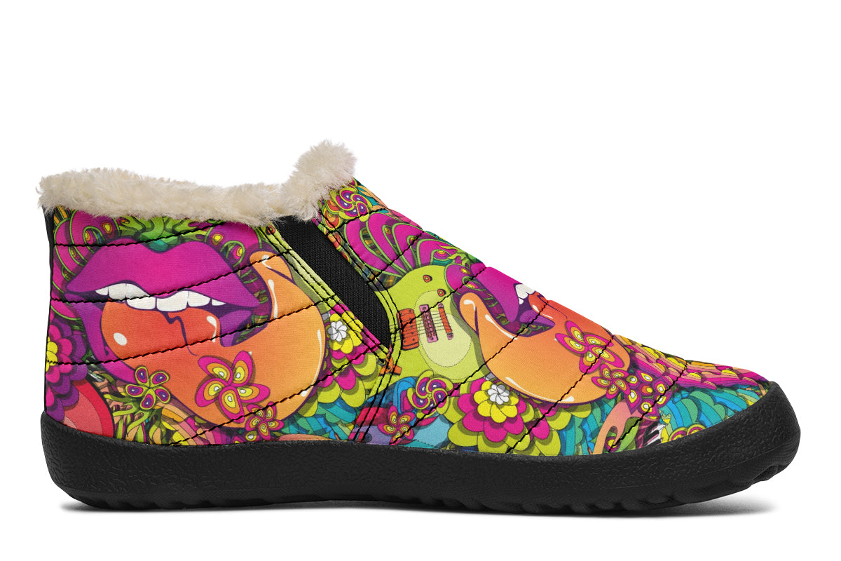Summer Of Love Winter Shoes - Offbeat Sweetie