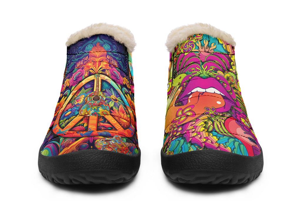 Summer Of Love Winter Shoes - Offbeat Sweetie