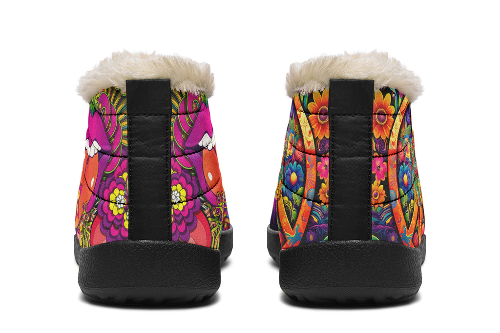 Summer Of Love Winter Shoes - Offbeat Sweetie
