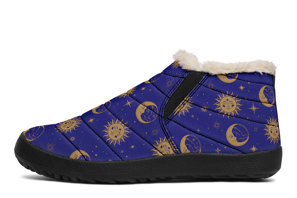 Sun Moon And Stars Winter Shoes