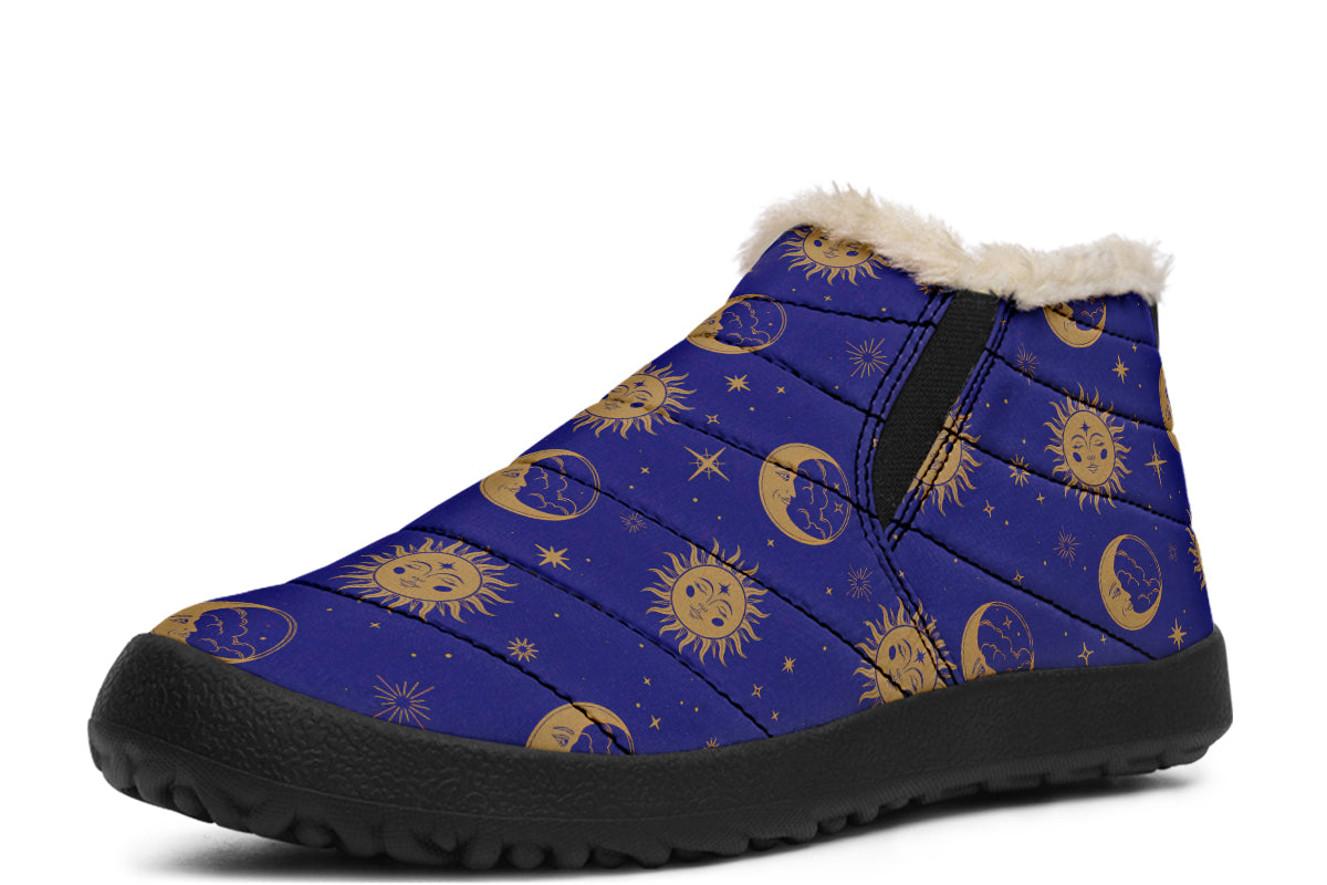 Sun Moon And Stars Winter Shoes