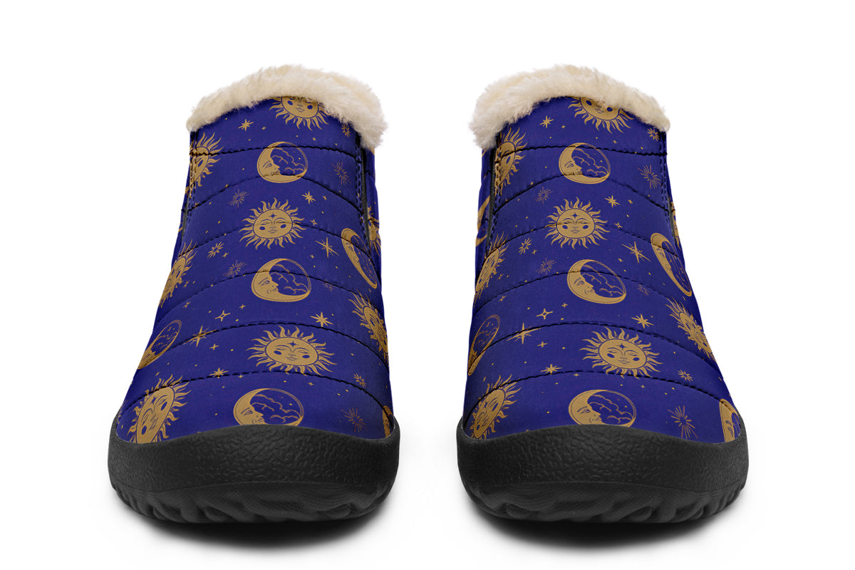 Sun Moon And Stars Winter Shoes