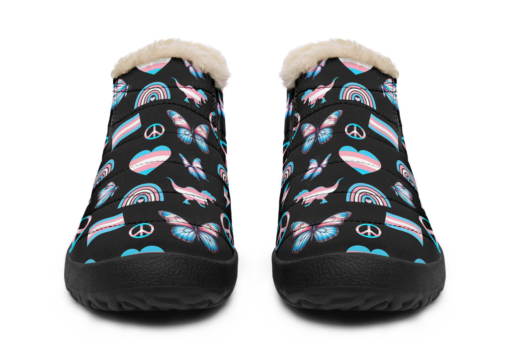 Trans Love Winter Shoes - Offbeat Sweetie