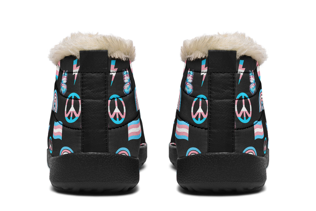 Trans Love Winter Shoes - Offbeat Sweetie