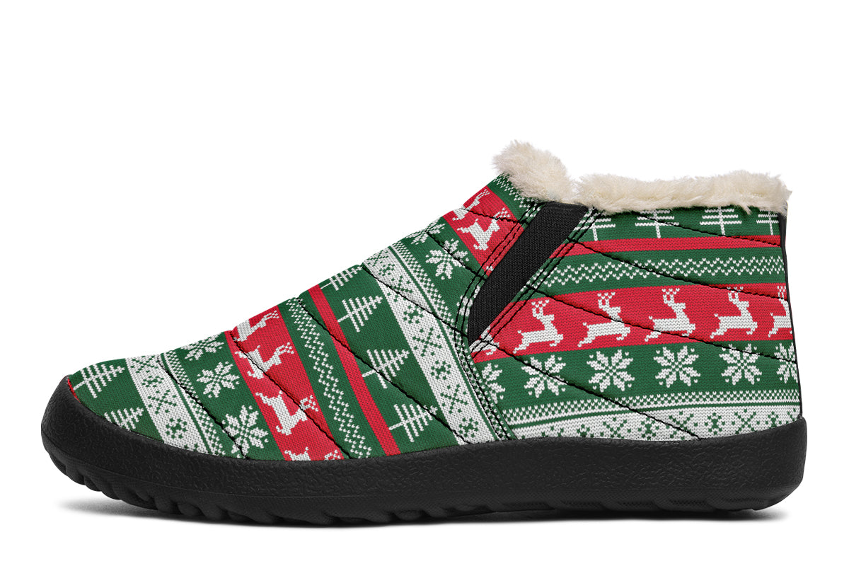 Ugly Christmas Winter Shoes - Offbeat Sweetie