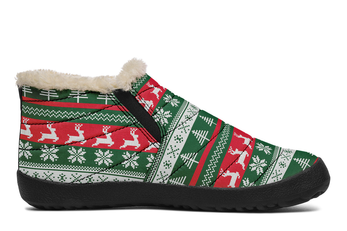 Ugly Christmas Winter Shoes - Offbeat Sweetie