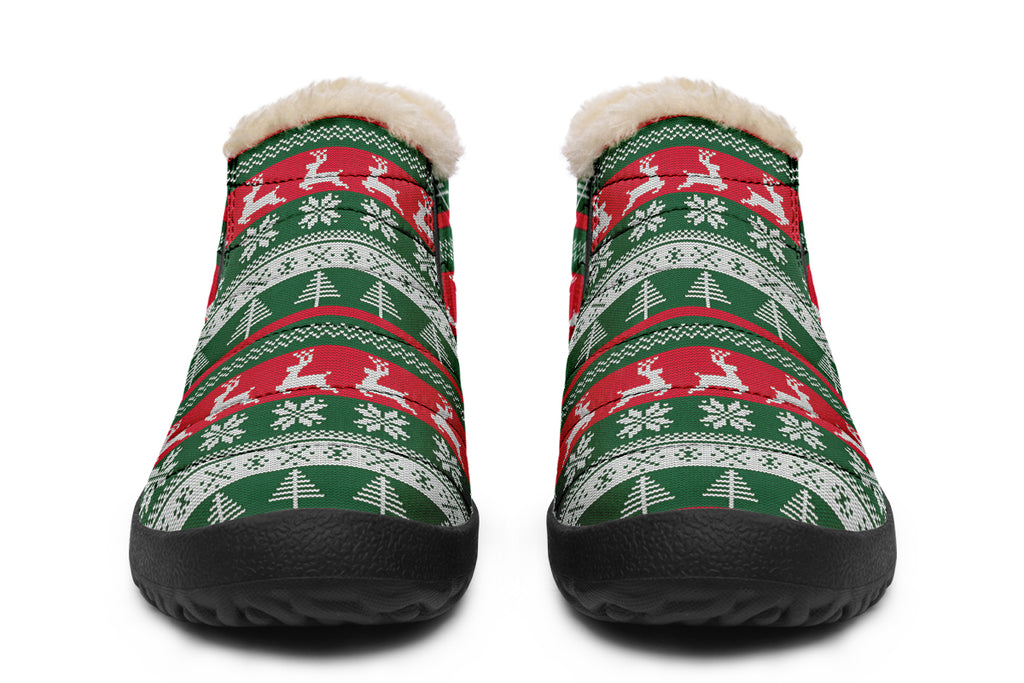 Ugly Christmas Winter Shoes - Offbeat Sweetie