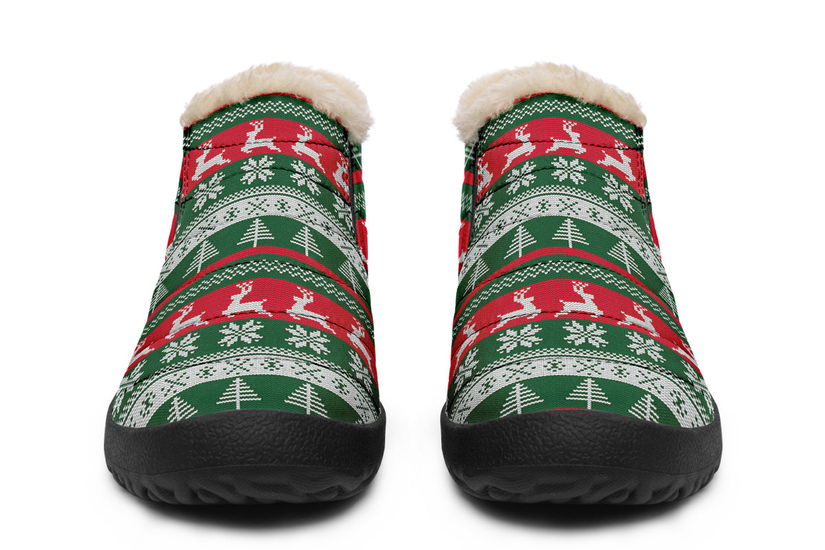 Ugly Christmas Winter Shoes - Offbeat Sweetie