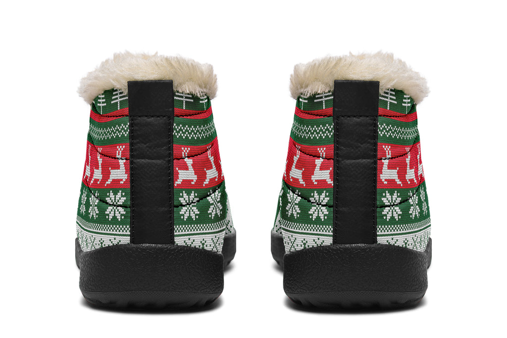 Ugly Christmas Winter Shoes - Offbeat Sweetie