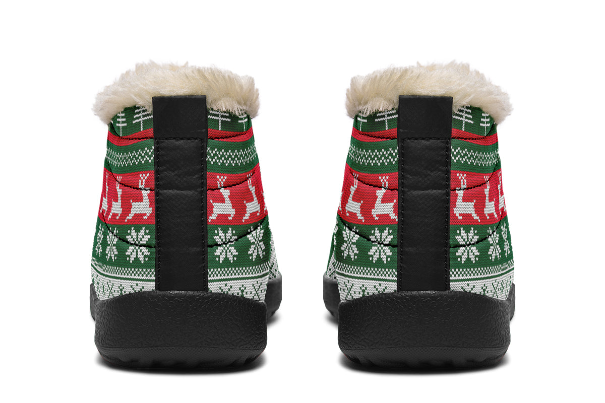 Ugly Christmas Winter Shoes - Offbeat Sweetie