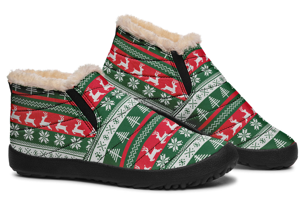 Ugly Christmas Winter Shoes - Offbeat Sweetie