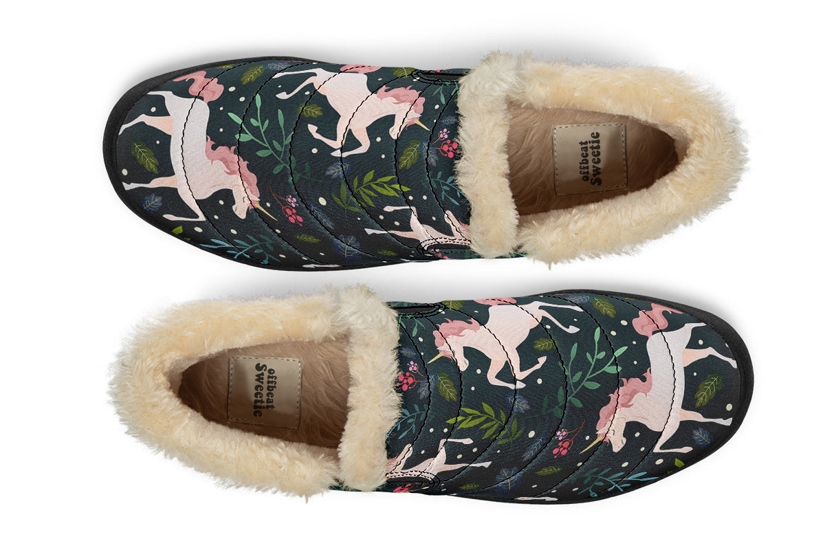 Unicorn Garden Winter Shoes - Offbeat Sweetie