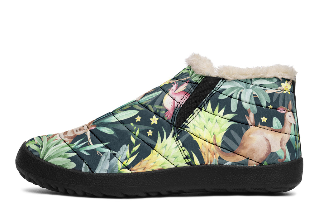 Wonderful Wildlife Winter Shoes - Offbeat Sweetie