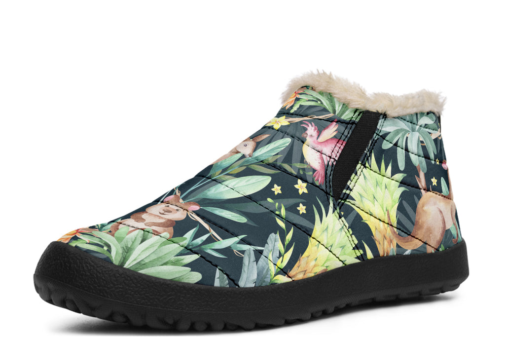 Wonderful Wildlife Winter Shoes - Offbeat Sweetie