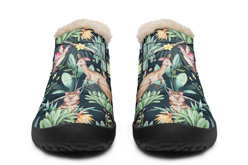 Wonderful Wildlife Winter Shoes - Offbeat Sweetie
