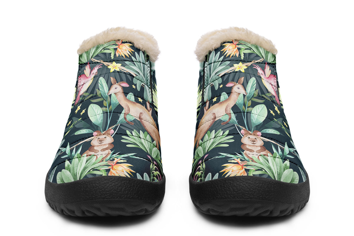 Wonderful Wildlife Winter Shoes - Offbeat Sweetie