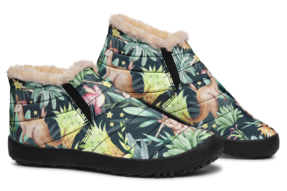 Wonderful Wildlife Winter Shoes - Offbeat Sweetie