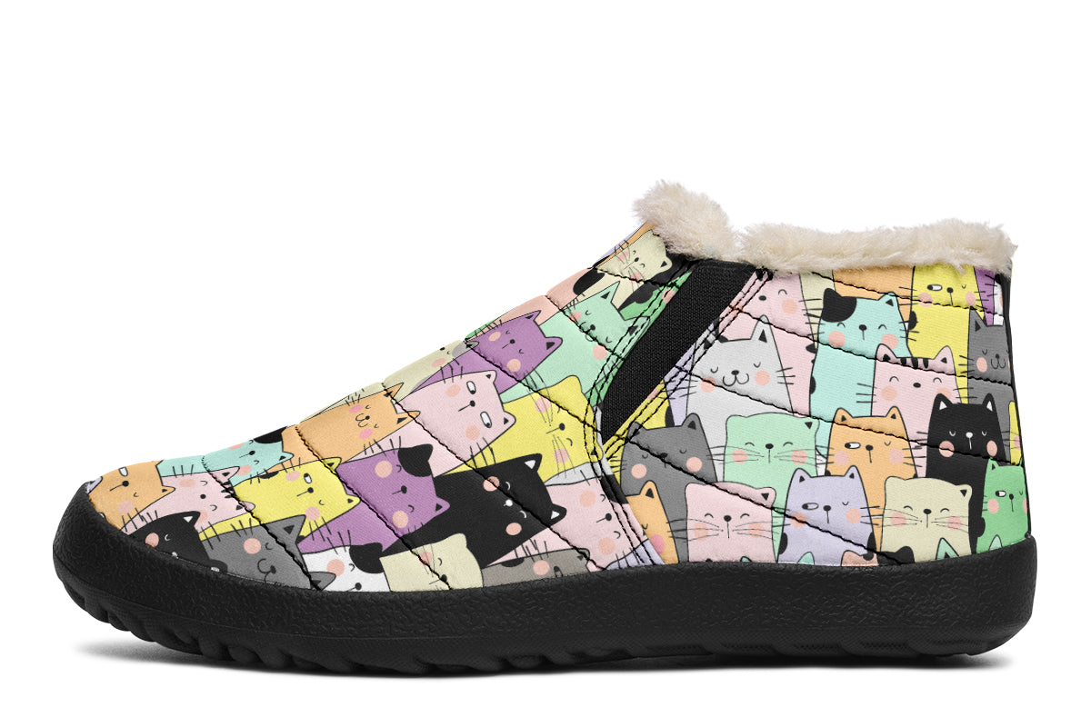 You've Got To Be Kitten Me Winter Shoes - Offbeat Sweetie