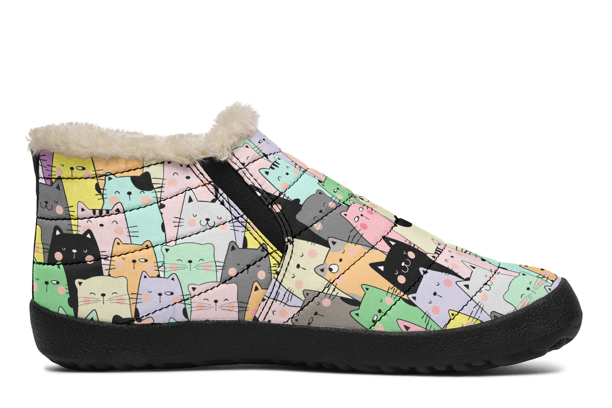 You've Got To Be Kitten Me Winter Shoes - Offbeat Sweetie