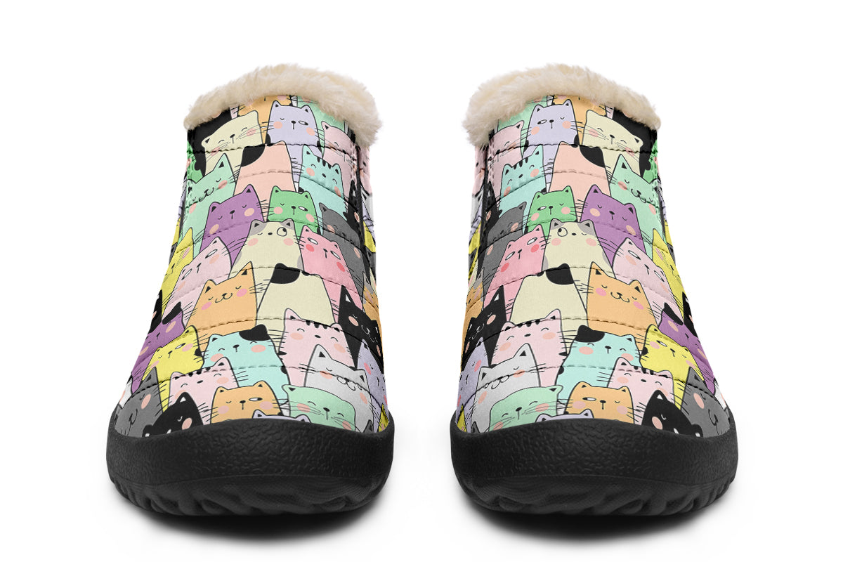 You've Got To Be Kitten Me Winter Shoes - Offbeat Sweetie