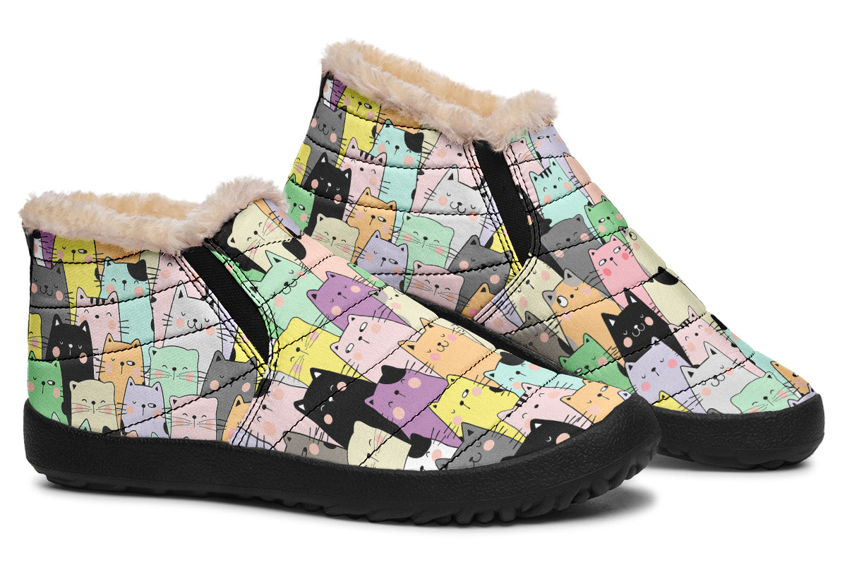 You've Got To Be Kitten Me Winter Shoes - Offbeat Sweetie